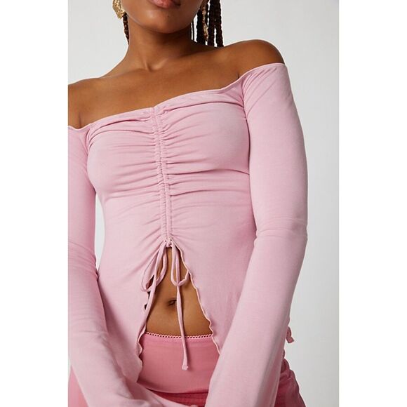 UO Cadence Cinched Flyaway Top Size XS Y2k New With Tags! $39 retail - Picture 1 of 9